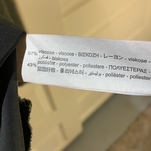 Zara Satin Bomber Jacket Green Hooded Zip Up Green Sz M Relaxed Fit Y2K - Picture 12 of 15